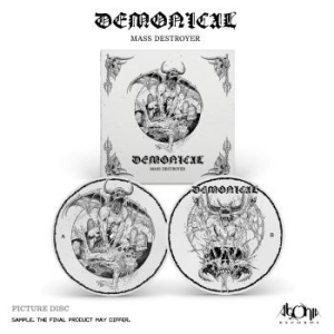 Demonical - Mass Destroyer (Picture Vinyl Lp) in the group VINYL / Hårdrock/ Heavy metal at Bengans Skivbutik AB (4118421)