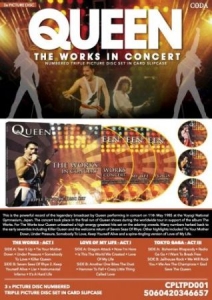 Queen - Works In Concert (3 Lp Picture Disc in the group VINYL / Hårdrock,Pop-Rock at Bengans Skivbutik AB (4119743)