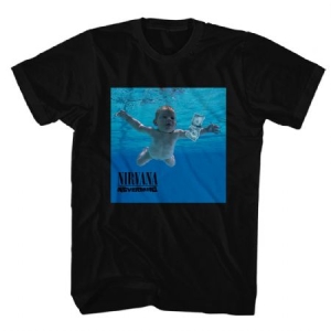 Nirvana - Nirvana Unisex Tee : nevermind Album in the group OTHER / BW-T-shirts at Bengans Skivbutik AB (4122020r)