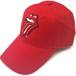 Rolling Stones - Classic Tongue Red Baseball C in the group MERCHANDISE / Merch / Pop-Rock at Bengans Skivbutik AB (4130238)
