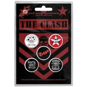 Clash - The Clash Button Badge Pack : London Calling in the group OTHER / Merch New Items at Bengans Skivbutik AB (4130340)