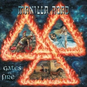 Manilla Road - Gates Of Fire (Blue/Red/Yellow Spla in the group VINYL / Hårdrock at Bengans Skivbutik AB (4132263)