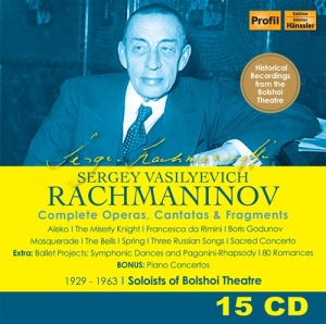 Rachmaninoff Sergei - Complete Operas, Cantatas & Fragmen in the group CD / Klassiskt at Bengans Skivbutik AB (4132946)