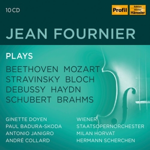 Isaac Albeniz Ludwig Van Beethoven - Jean Fournier Plays Beethoven, Moza in the group Externt_Lager /  at Bengans Skivbutik AB (4132947)
