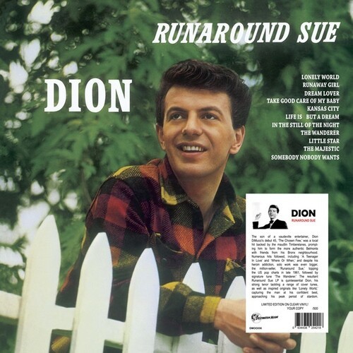 Dion - Runaround Sue (Clear) in the group VINYL / Pop-Rock at Bengans Skivbutik AB (4139640)