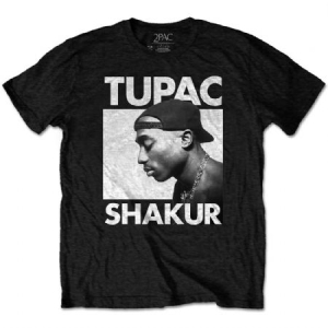 2Pac - Tupac Unisex Eco T-Shirt : Eyes Closed in the group Minishops / Tupac at Bengans Skivbutik AB (4140467r)