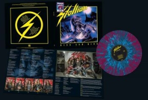 Stallion - Rise And Ride (Purple/Blue Splatter in the group VINYL / Hårdrock/ Heavy metal at Bengans Skivbutik AB (4140880)