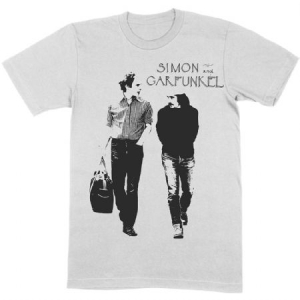 Simon & Garfunkel - Unisex T-Shirt: Walking in the group MERCH / T-Shirt / Summer T-shirt 23 at Bengans Skivbutik AB (4141183r)