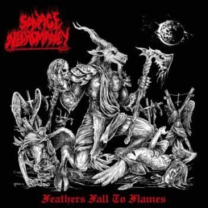 Savage Necromancy - Feathers Fall To Flames (Blood Red) in the group VINYL / Hårdrock at Bengans Skivbutik AB (4141963)