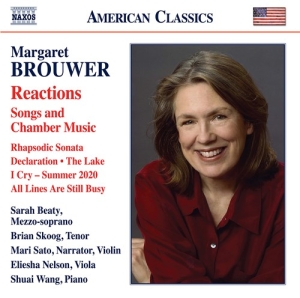 Brouwer Margaret - Reactions - Songs & Chamber Music in the group Externt_Lager /  at Bengans Skivbutik AB (4143321)