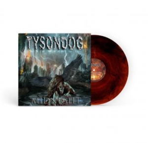 Tysondog - Midnight (Clear Red/Black Vinyl Lp) in the group VINYL / Hårdrock at Bengans Skivbutik AB (4143977)