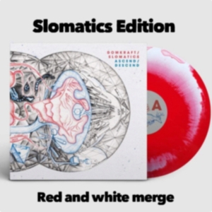 Domkraft / Slomatics - Ascend / Descend (Red/White Vinyl L in the group VINYL / Hårdrock,Svensk Musik at Bengans Skivbutik AB (4145664)