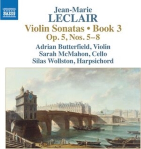 Leclair Jean-Marie - Violin Sonatas, Book 3, Op. 5, Nos. in the group Externt_Lager /  at Bengans Skivbutik AB (4146952)