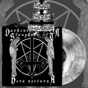 Darkened Nocturn Slaughtercult - Hora Nocturna (White Marbled Vinyl) in the group VINYL / Hårdrock/ Heavy metal at Bengans Skivbutik AB (4150233)