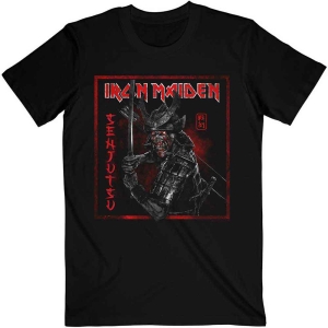 Iron Maiden - Senjutsu Cover Distressed Red Uni Bl    in the group MERCHANDISE / T-shirt / Heavy Metal at Bengans Skivbutik AB (4153287r)
