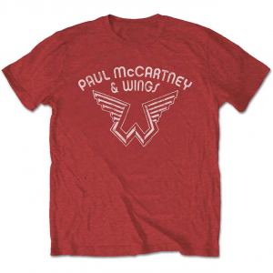 Paul McCartney - Paul McCartney Unisex T-Shirt: Wings Log in the group OTHER / Övrigt /  at Bengans Skivbutik AB (4153800r)