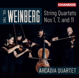 Weinberg Mieczyslaw - String Quartets, Vol. 2 - Nos. 1, 7 in the group Externt_Lager /  at Bengans Skivbutik AB (4155918)