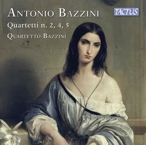 Bazzini Antonio - String Quartets Nos. 2, 4, & 5 in the group Externt_Lager /  at Bengans Skivbutik AB (4162276)