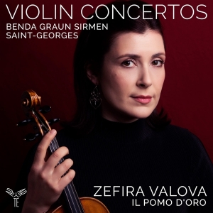 Valova Zefira / Il Pomo d'Oro - Violin Concertos: Benda/Graun/Sirmen/Sai in the group CD / Klassiskt,Övrigt at Bengans Skivbutik AB (4162678)