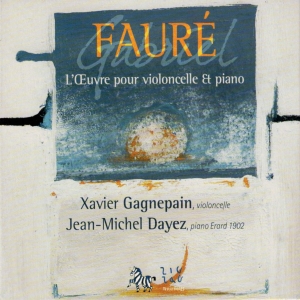 Faure Gabriel - Cello Sonatas in the group Externt_Lager /  at Bengans Skivbutik AB (4163756)