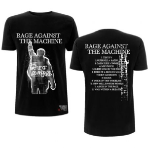 Rage Against The Machine - Bola Album Cover Uni Bl T-Shirt in the group MERCHANDISE / T-shirt / Heavy Metal at Bengans Skivbutik AB (4165183r)