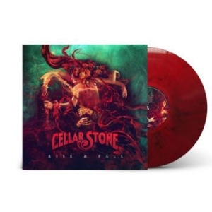 Cellar Stone - Rise & Fall (Red/Black Marbled Viny in the group VINYL / Hårdrock/ Heavy metal at Bengans Skivbutik AB (4167184)