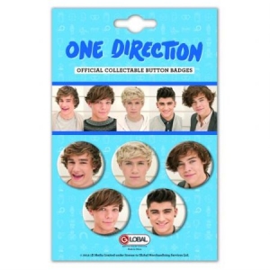One Direction - Phase 4 Button Badge Pack in the group OTHER / Merchandise at Bengans Skivbutik AB (4168385)