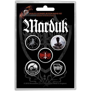 Marduk - Panzer Division Button Badge Pack in the group MERCHANDISE / Pin-Button Badge / Heavy Metal at Bengans Skivbutik AB (4168409)