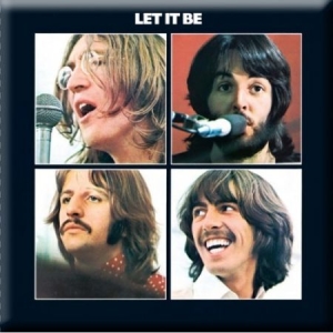 The beatles - Let It Be Album Magnet in the group OTHER / Merchandise at Bengans Skivbutik AB (4168423)
