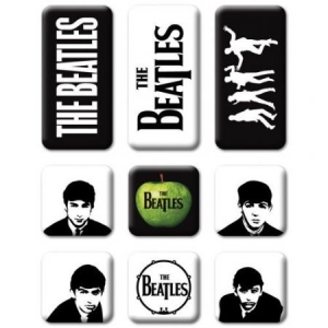 The Beatles - Classic Icons 9 Piece Set Magnet in the group MERCHANDISE / Magnet / Pop-Rock at Bengans Skivbutik AB (4168428)