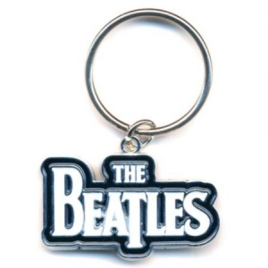The Beatles - Drop T Logo White Keychain in the group MERCHANDISE / Keyring / Pop-Rock at Bengans Skivbutik AB (4168436)