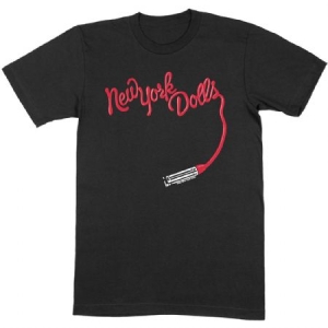New York Dolls - Unisex T-Shirt: Lipstick Logo in the group OTHER / Merchandise at Bengans Skivbutik AB (4168507r)