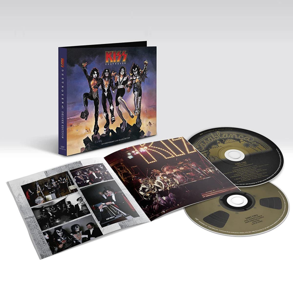 Kiss - Destroyer 45 (45th ann/Deluxe/Ltd) Digipack (2 CD) in the group CD / Hårdrock/ Heavy metal at Bengans Skivbutik AB (4171334)