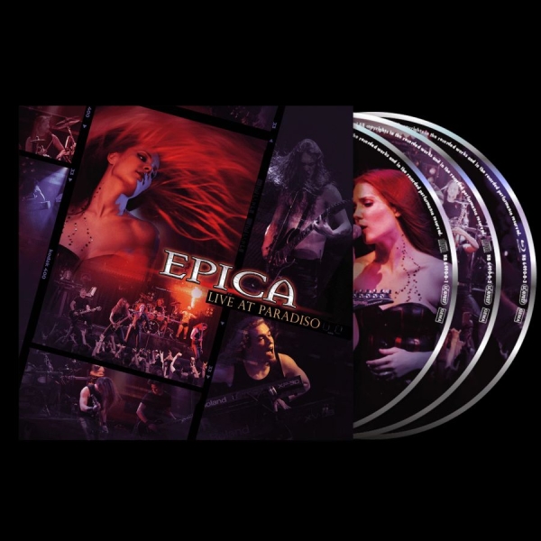 Epica - Live At Paradiso (2CD , BluRay) in the group CD / Hårdrock/ Heavy metal at Bengans Skivbutik AB (4171691)