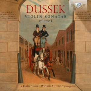 Dussek Johann Ladislaus - 25 Violin Sonatas, Vol. 1 in the group Externt_Lager / at Bengans Skivbutik AB (4171921)