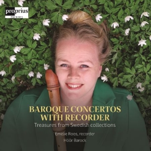 Emelie Roos & Höör Barock - Baroque Concertos With Recorder - T in the group Externt_Lager /  at Bengans Skivbutik AB (4172573)