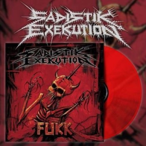 Sadistik Exekution - Fukk (Red/Black Marbled Vinyl Lp) in the group VINYL / Hårdrock at Bengans Skivbutik AB (4172869)