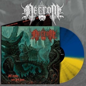 Necrom - All Paths Are Left Here (Yellow/Blu in the group VINYL / Hårdrock/ Heavy metal at Bengans Skivbutik AB (4172872)