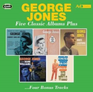 George Jones - Five Classic Albums Plus in the group CD / Country at Bengans Skivbutik AB (4174090)