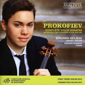 Beilman Benjamin - Prokofiev: Complete Violin Sonatas in the group Externt_Lager / at Bengans Skivbutik AB (4175412)