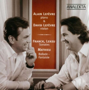 Lefèvre Alain Lefèvre David - Works For Piano And Violin in the group Externt_Lager /  at Bengans Skivbutik AB (4176177)
