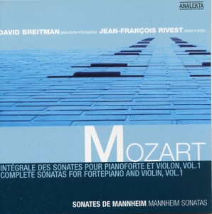 Rivest Jean-Francois Breitman Da - Mozart: Complete Sonatas For Fortep in the group Externt_Lager /  at Bengans Skivbutik AB (4176337)