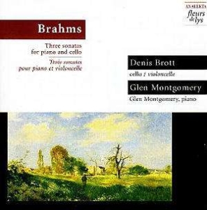 Brott Denis Montgomery Glen - Brahms: Three Sonatas For Piano And in the group Externt_Lager /  at Bengans Skivbutik AB (4176765)