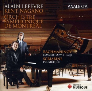 Lefèvre Alain Orchestre Symphoniq - Rachmaninov: Piano Concerto No. 4 in the group Externt_Lager /  at Bengans Skivbutik AB (4178144)