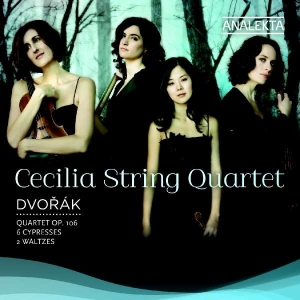 Cecilia String Quartet - Dvorak: Cypresses & String Quartet in the group Externt_Lager /  at Bengans Skivbutik AB (4178153)