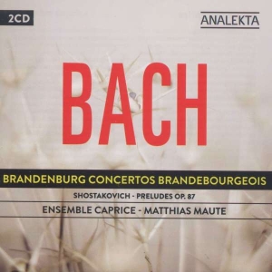 Ensemble Caprice - J.S. Bach: Brandenburg Concertos in the group Externt_Lager /  at Bengans Skivbutik AB (4178165)