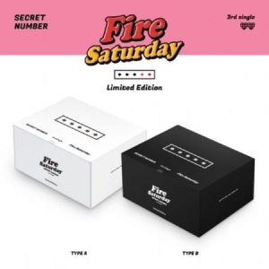 SECRET NUMBER - 3rd Single [Fire Saturday](Limited Edition) Set(2pcs) in the group Minishops / K-Pop Minishops / K-Pop Miscellaneous at Bengans Skivbutik AB (4178913)