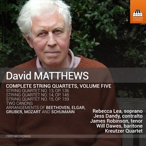 Matthews David - Complete String Quartets, Vol. 5 in the group Externt_Lager /  at Bengans Skivbutik AB (4181566)