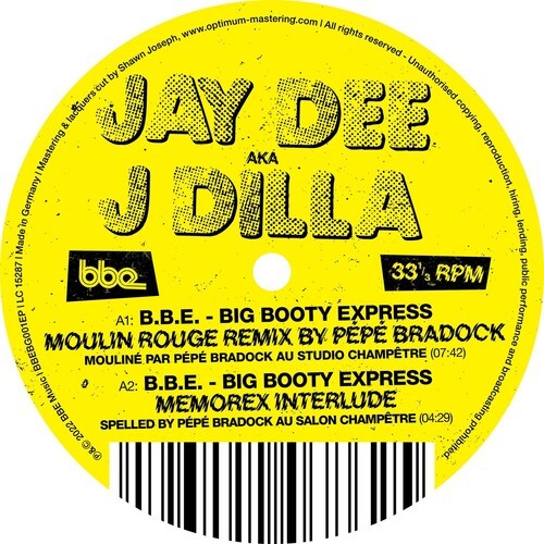 J Dilla - J Dilla - B.B.E. - Big Booty Express (Vinyl) in the group VINYL / Hip Hop at Bengans Skivbutik AB (4182243)