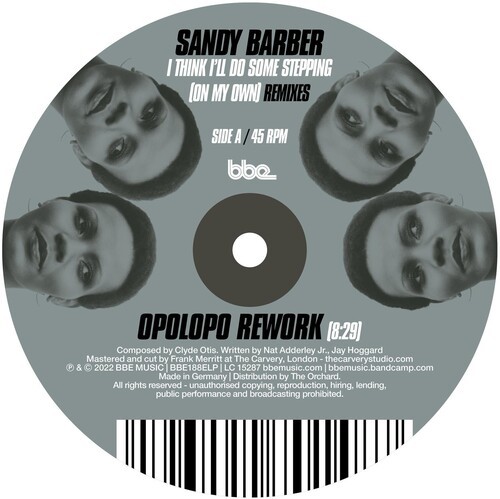 Barber Sandy - I Think I'll Do Some Stepping (On M in the group VINYL / Hip Hop at Bengans Skivbutik AB (4182244)